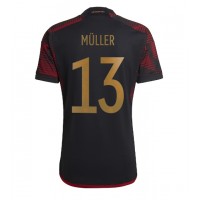 Dres Njemačka Thomas Muller #13 Gostujuci SP 2022 Kratak Rukav